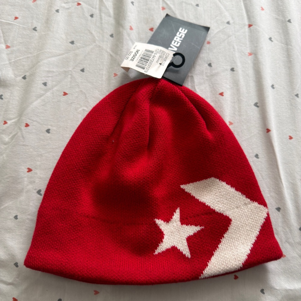 NWT Men’s Converse Red Winter Hat Beanie